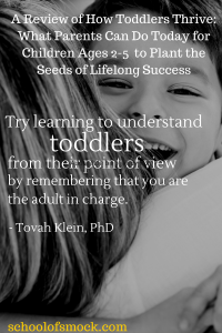 how toddlers thrive